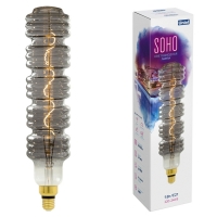 LED-SF41-5W/SOHO/E27/CW CHROME/SMOKE GLS77CR